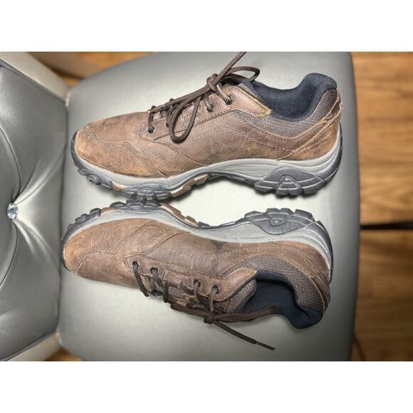 Merrell Moab Adventure Lace WP Men’s 10.5 Brown Leather Vibram Hiking Shoes main image 8